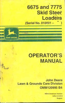 john deere 6675 manual